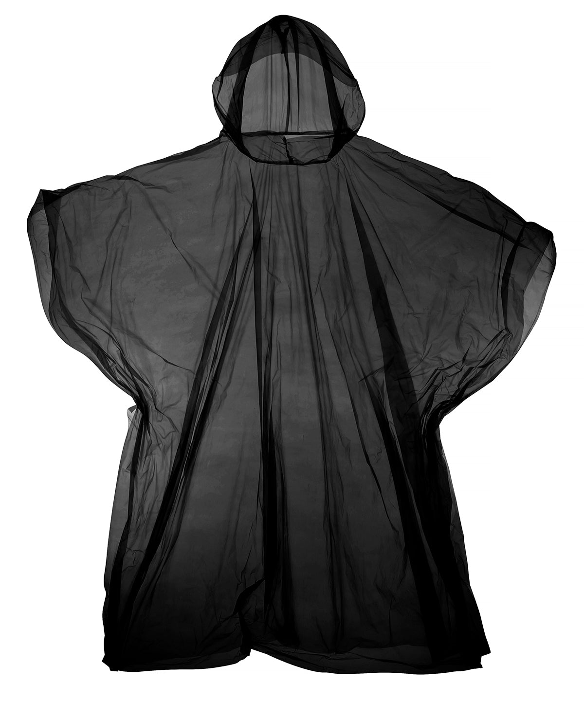 Ponchos - Emergency Hooded Plastic Poncho