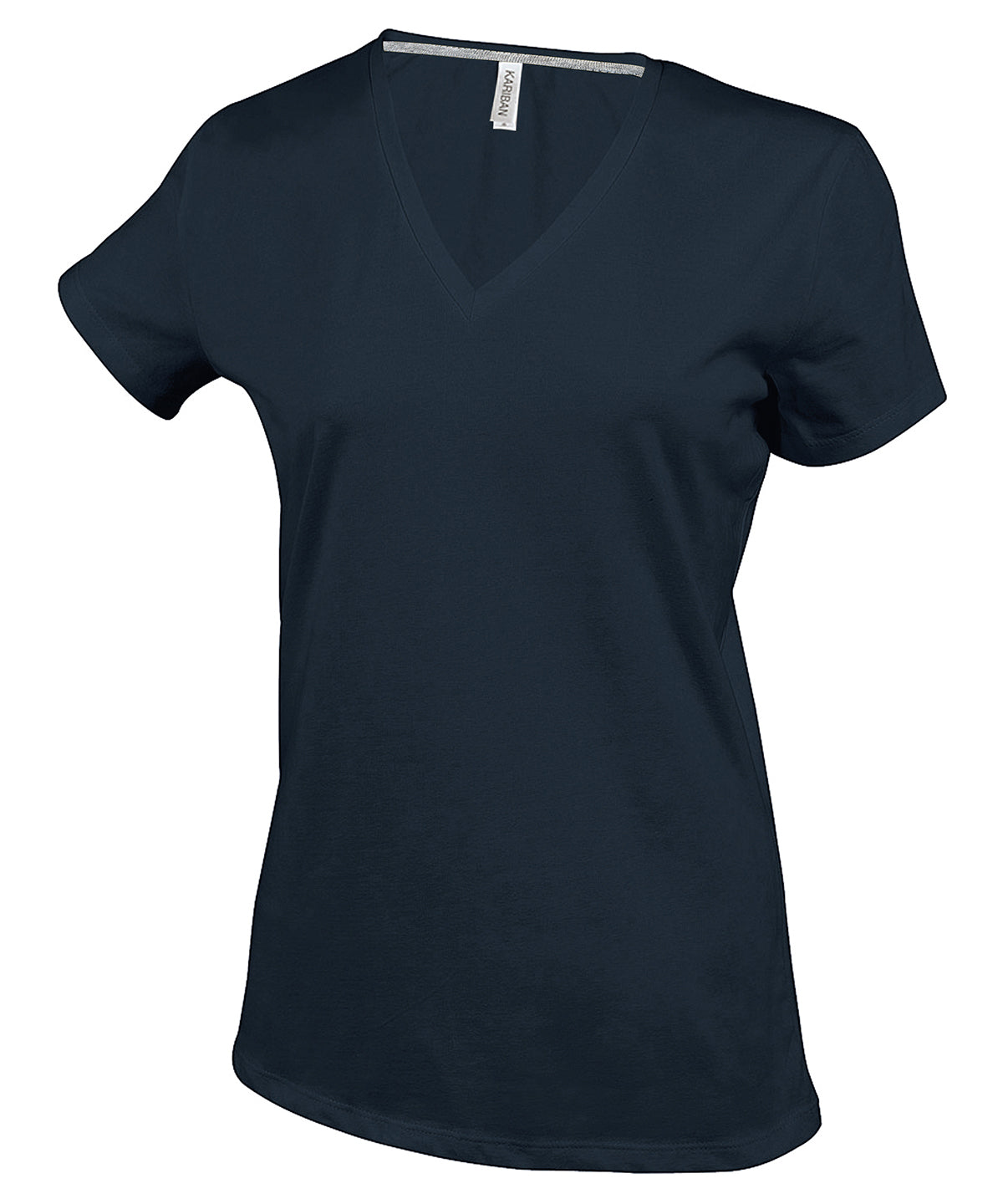 Stuttermabolir - Ladies' Short-sleeved V-neck T-shirt