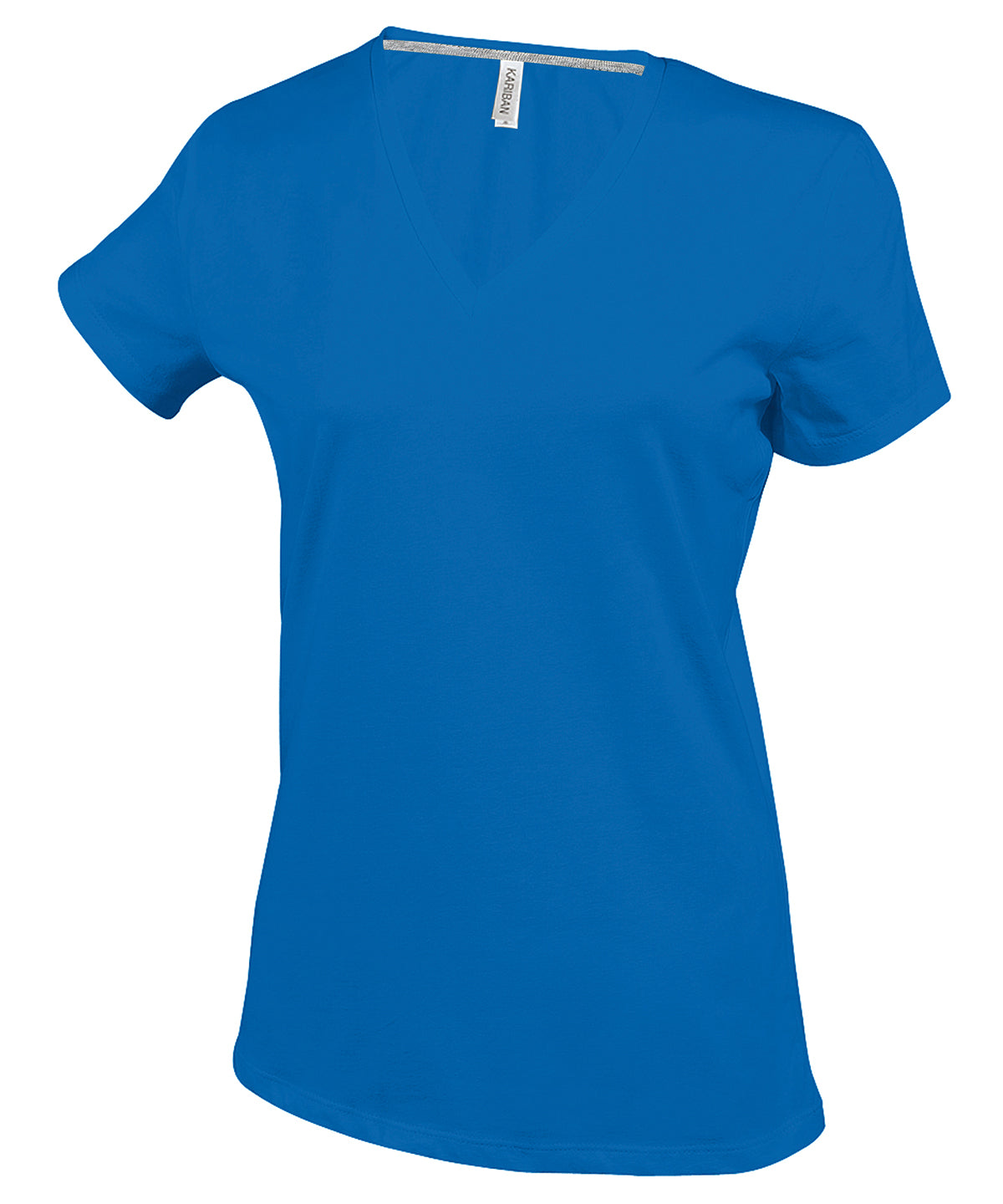 Stuttermabolir - Ladies' Short-sleeved V-neck T-shirt