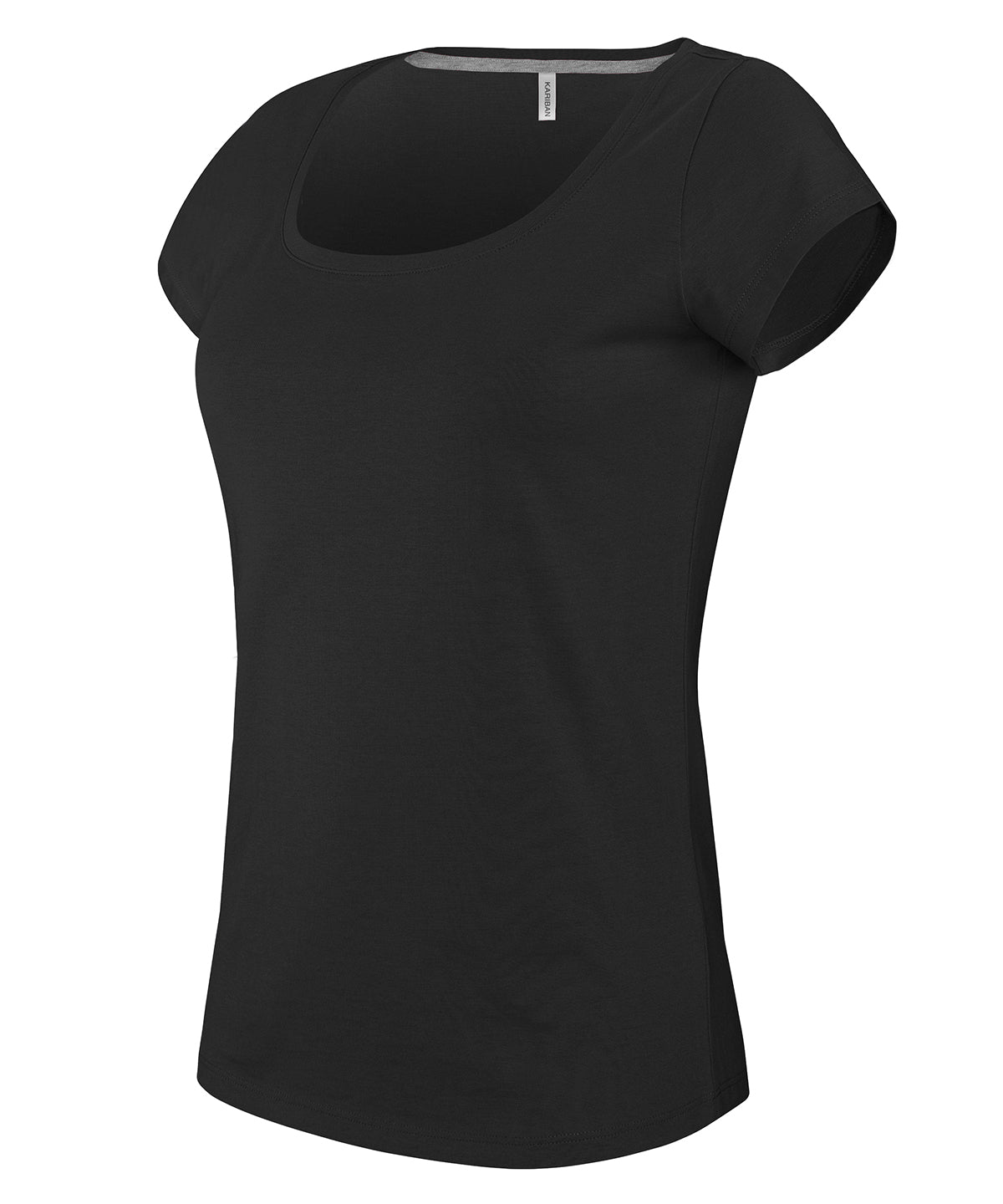 Stuttermabolir - Ladies’ Boat Neck Short-sleeved T-shirt