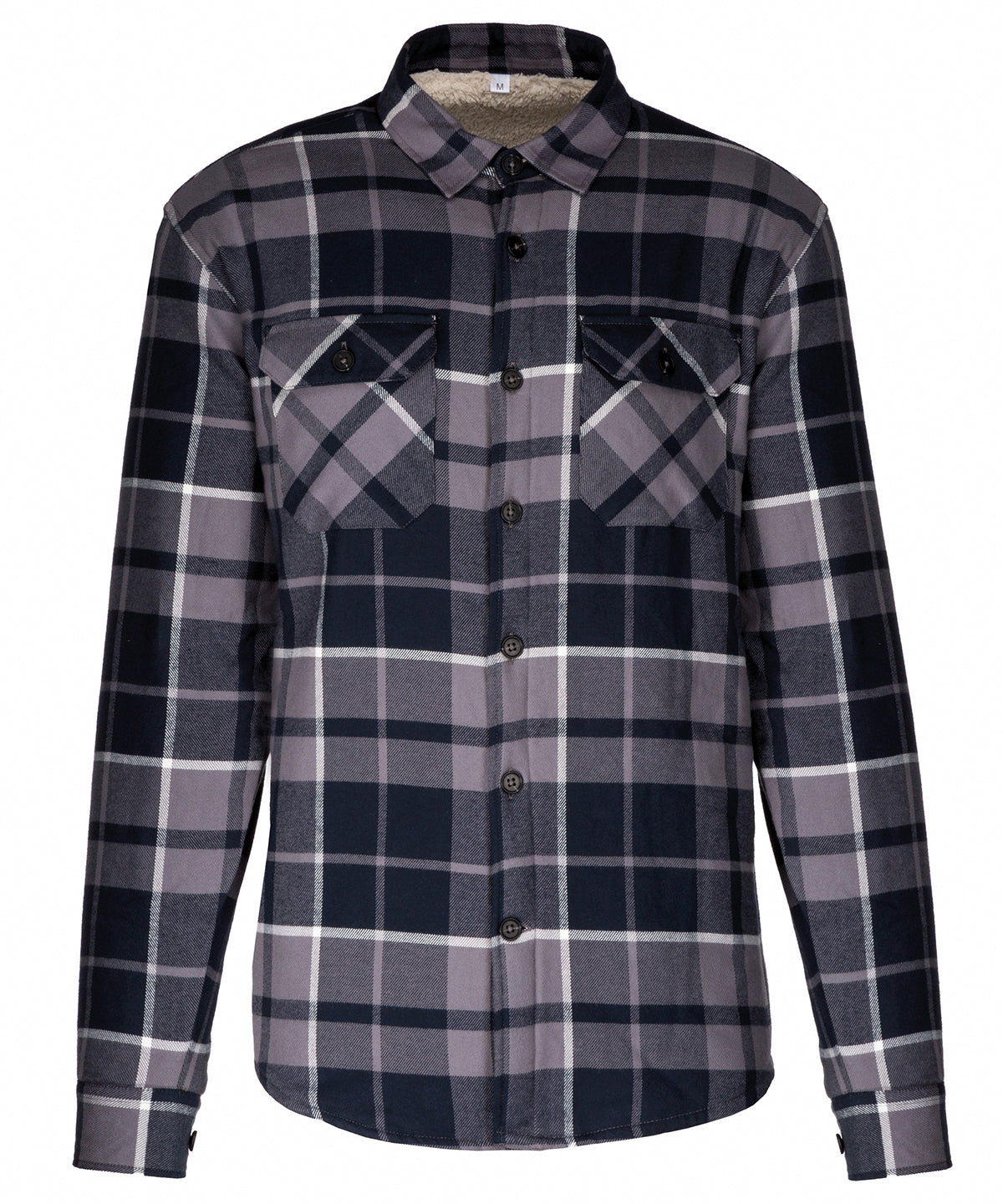 Bolir - Sherpa-lined Checked Shirt Jacket