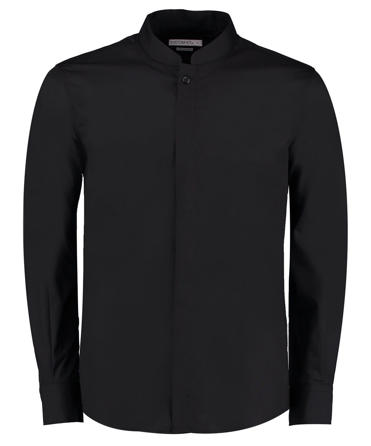 Bolir - Mandarin Collar Shirt Long-sleeved (tailored Fit)