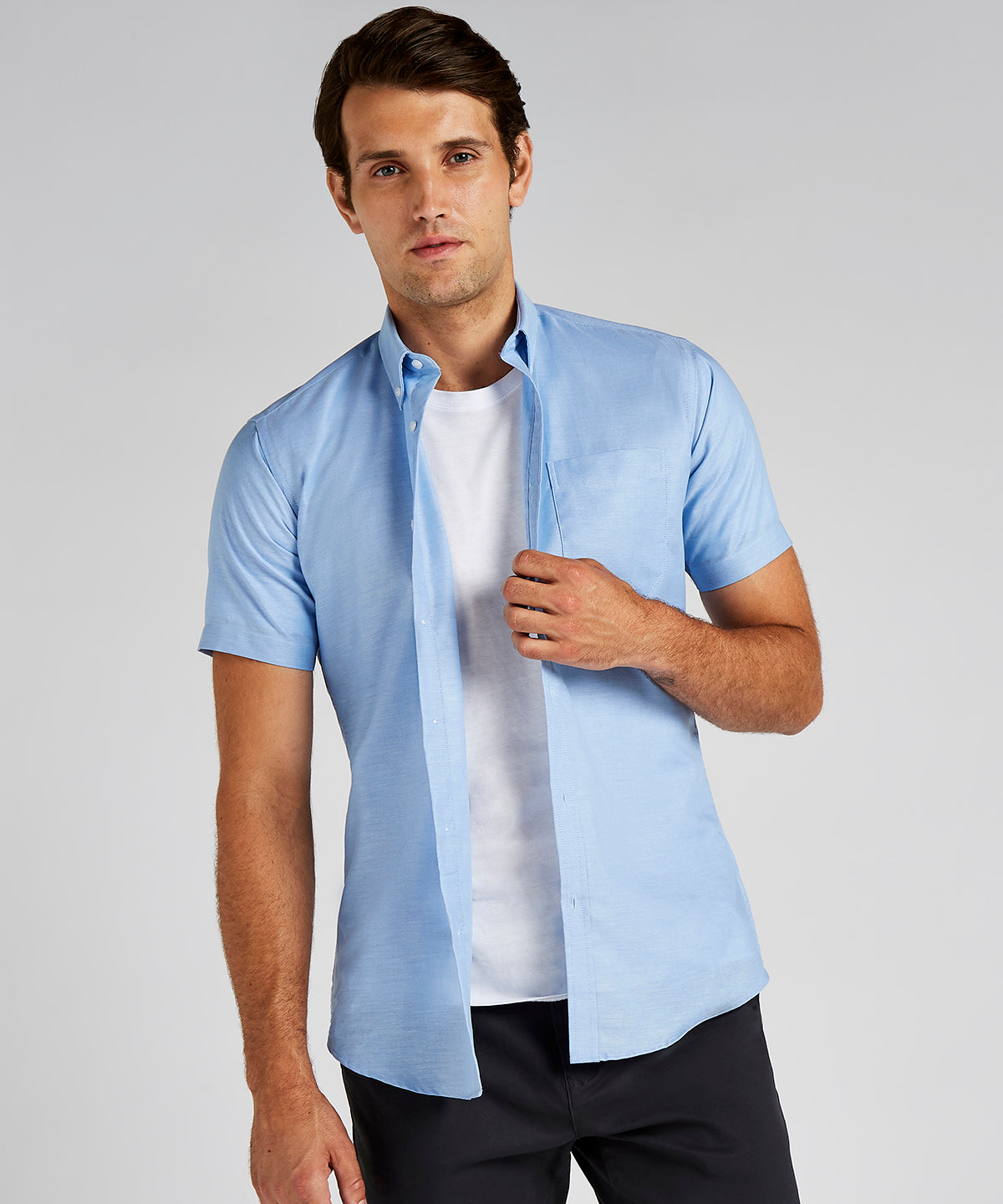 Bolir - Slim Fit Workwear Oxford Shirt Short Sleeve