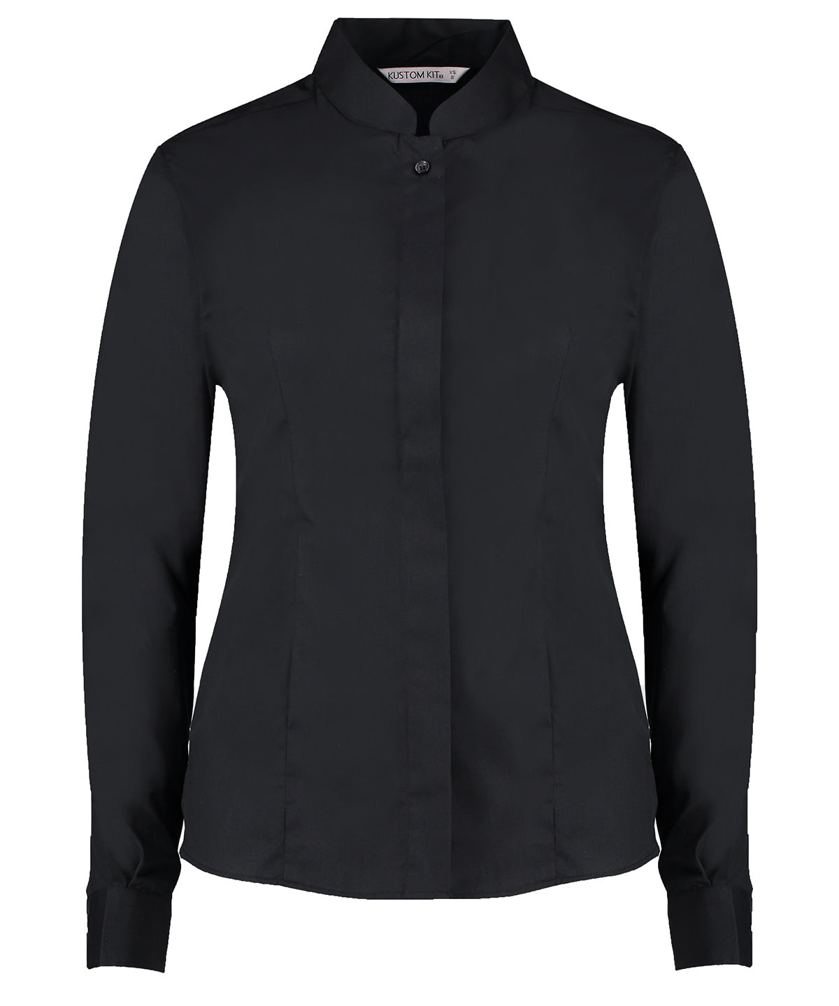 Bolir - Women's Mandarin Collar Shirt Long-sleeved (tailored Fit)