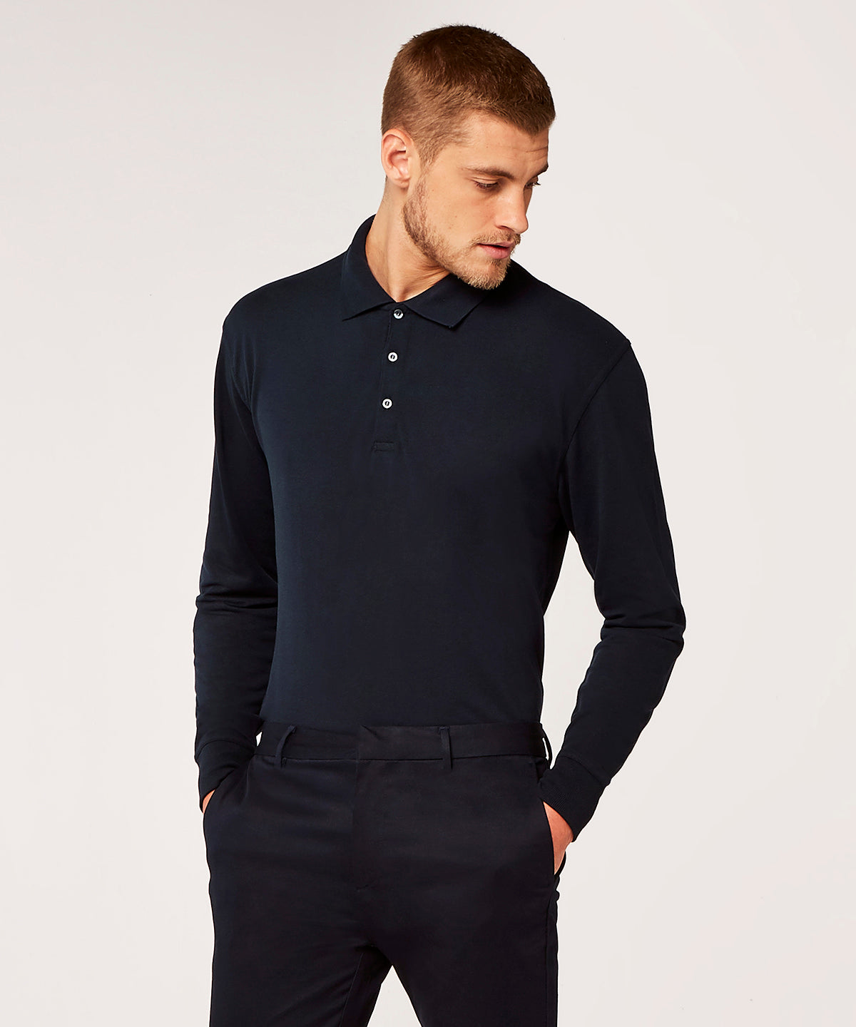 Pólóbolir - Piqué Polo Long-sleeved (classic Fit)