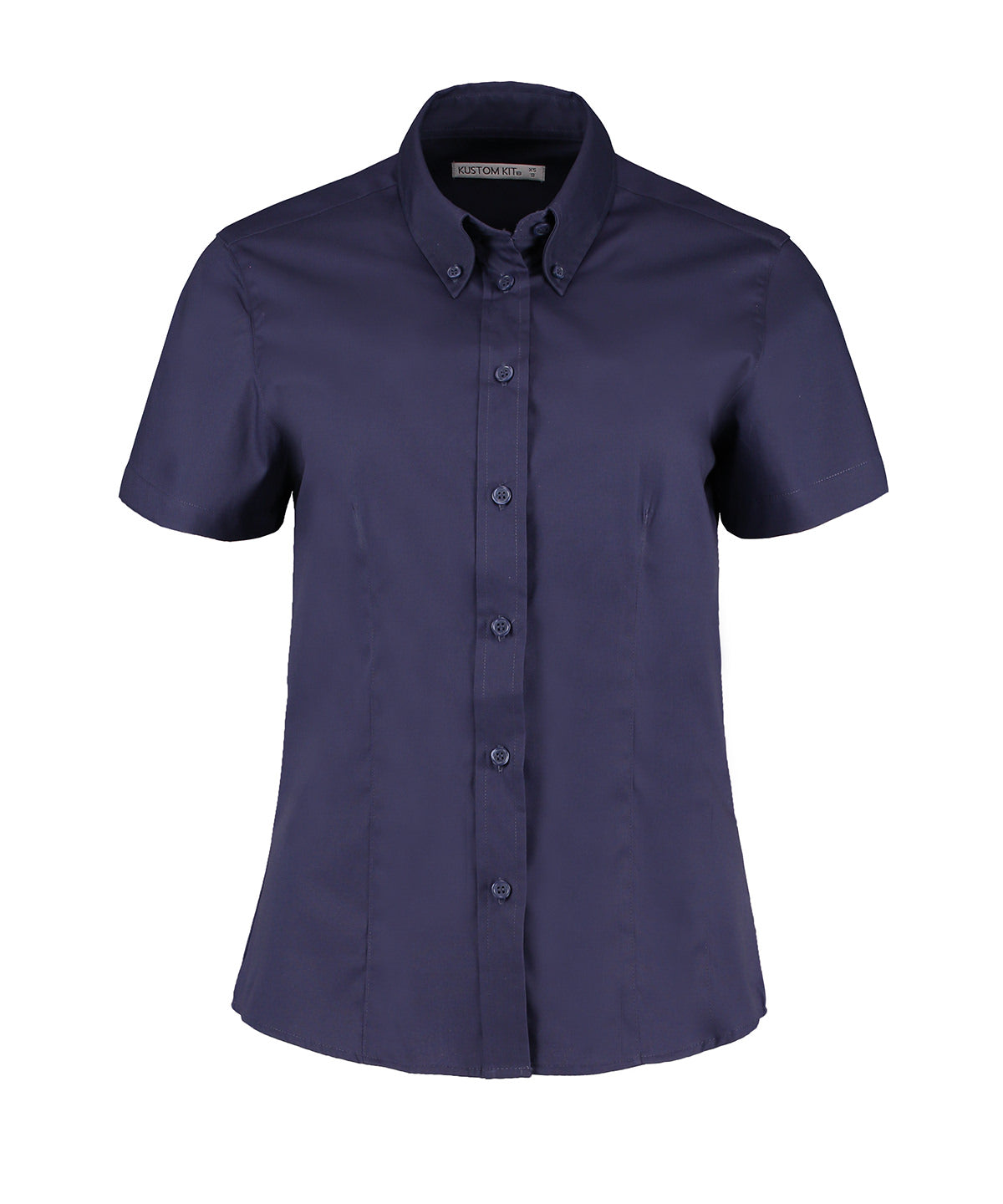 Blússur - Women's Corporate Oxford Blouse Short-sleeved (tailored Fit)