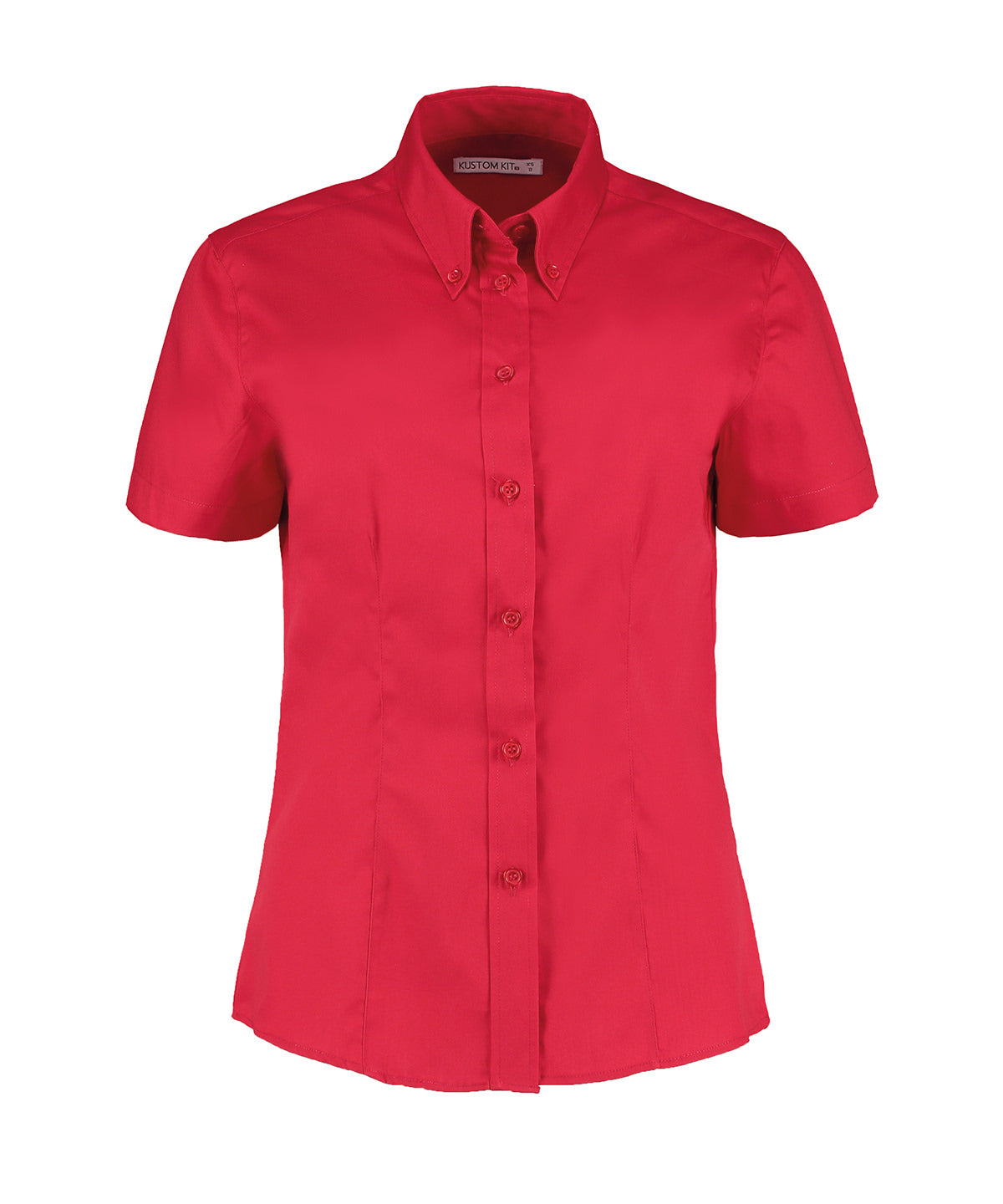 Blússur - Women's Corporate Oxford Blouse Short-sleeved (tailored Fit)