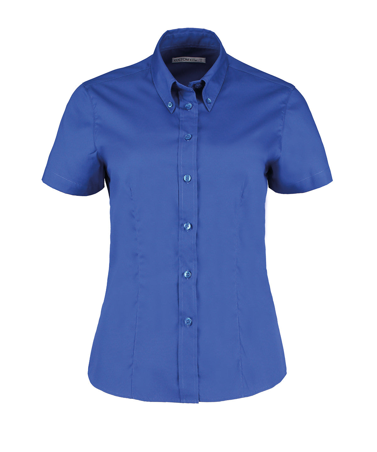 Blússur - Women's Corporate Oxford Blouse Short-sleeved (tailored Fit)