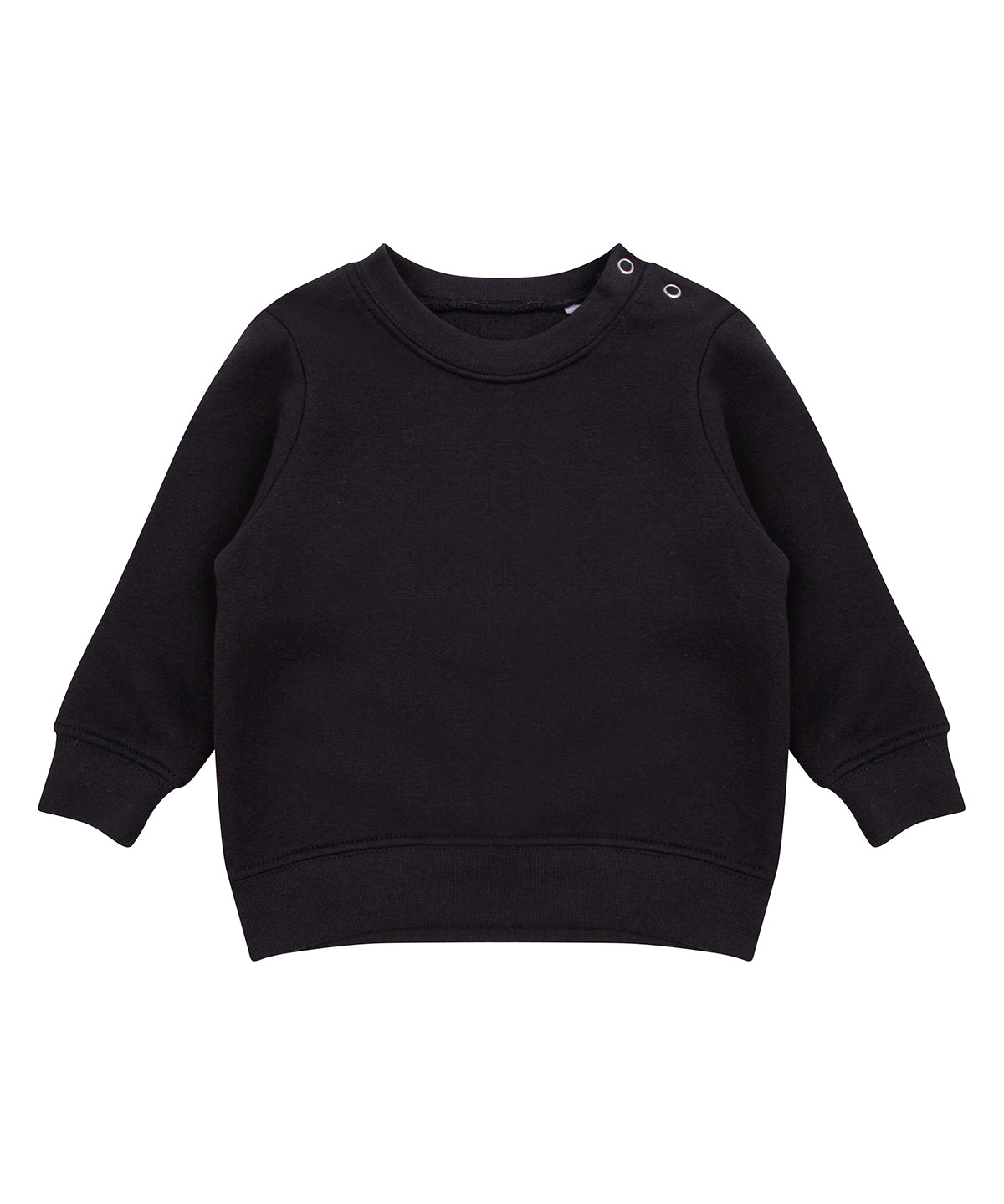 Háskólapeysur - Crew Neck Sweatshirt With Shoulder Poppers