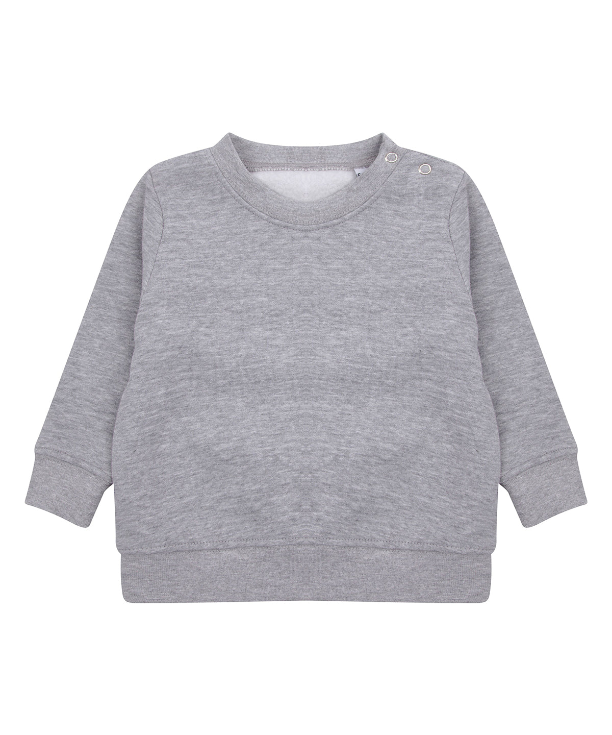 Háskólapeysur - Crew Neck Sweatshirt With Shoulder Poppers