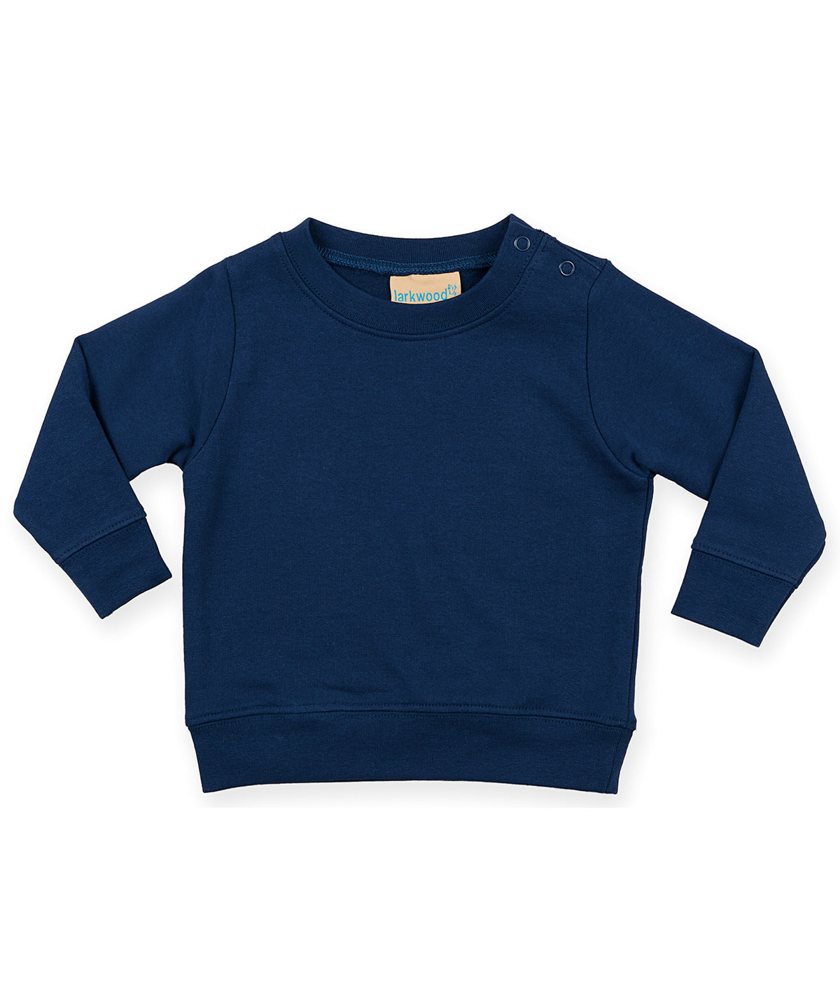 Háskólapeysur - Crew Neck Sweatshirt With Shoulder Poppers