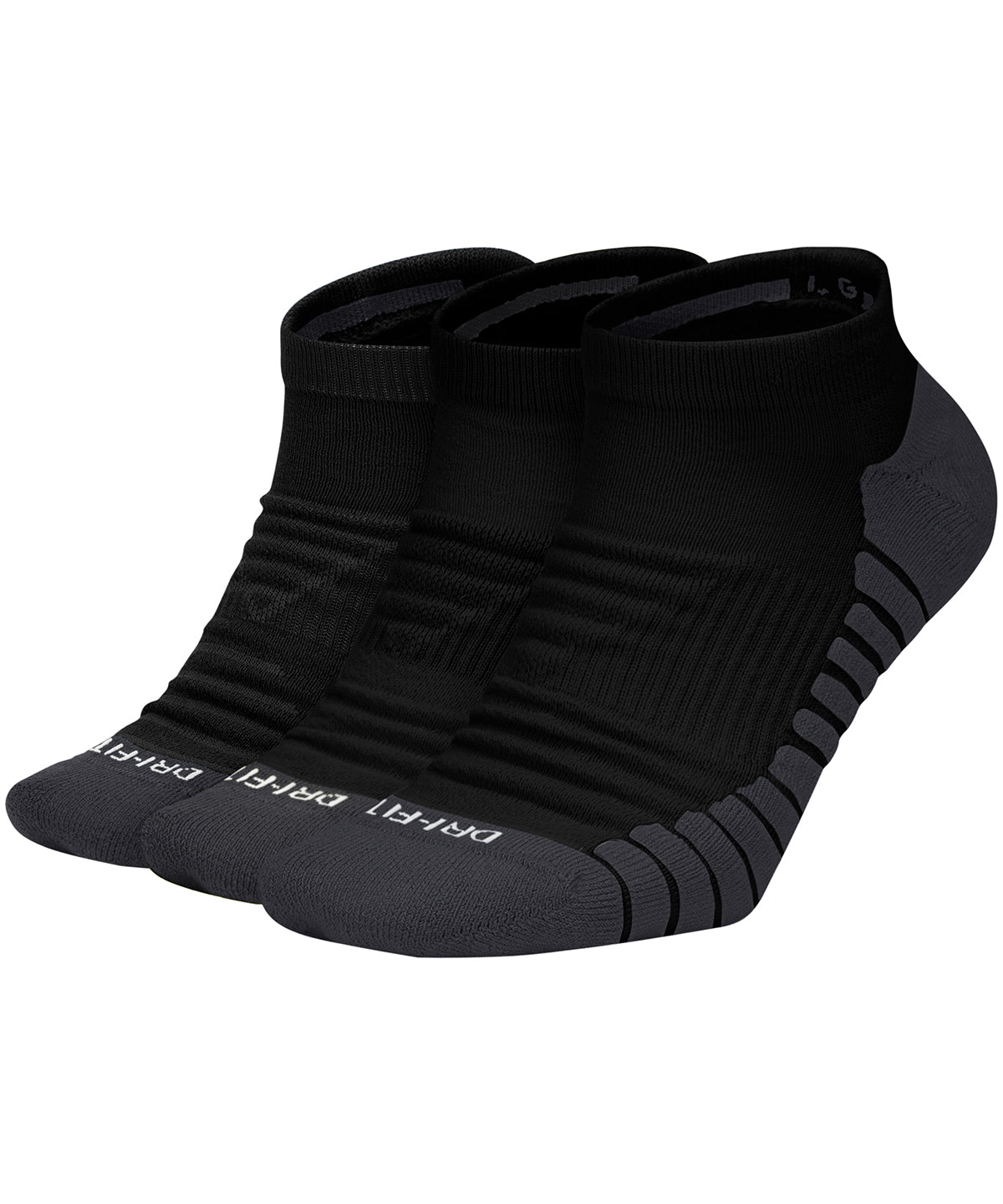 3-pack everyday Dri-FIT max cushioned Nike sokkar