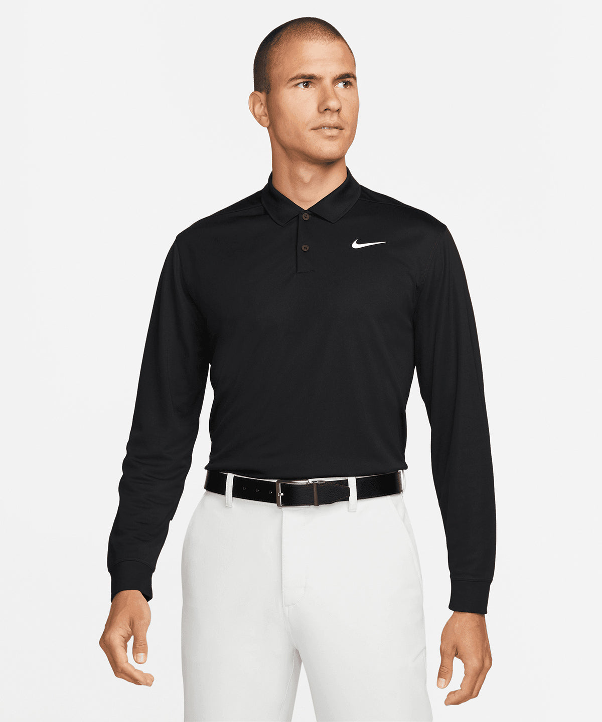 Pólóbolir - Nike Dri-FIT Victory Solid Long Sleeve Polo