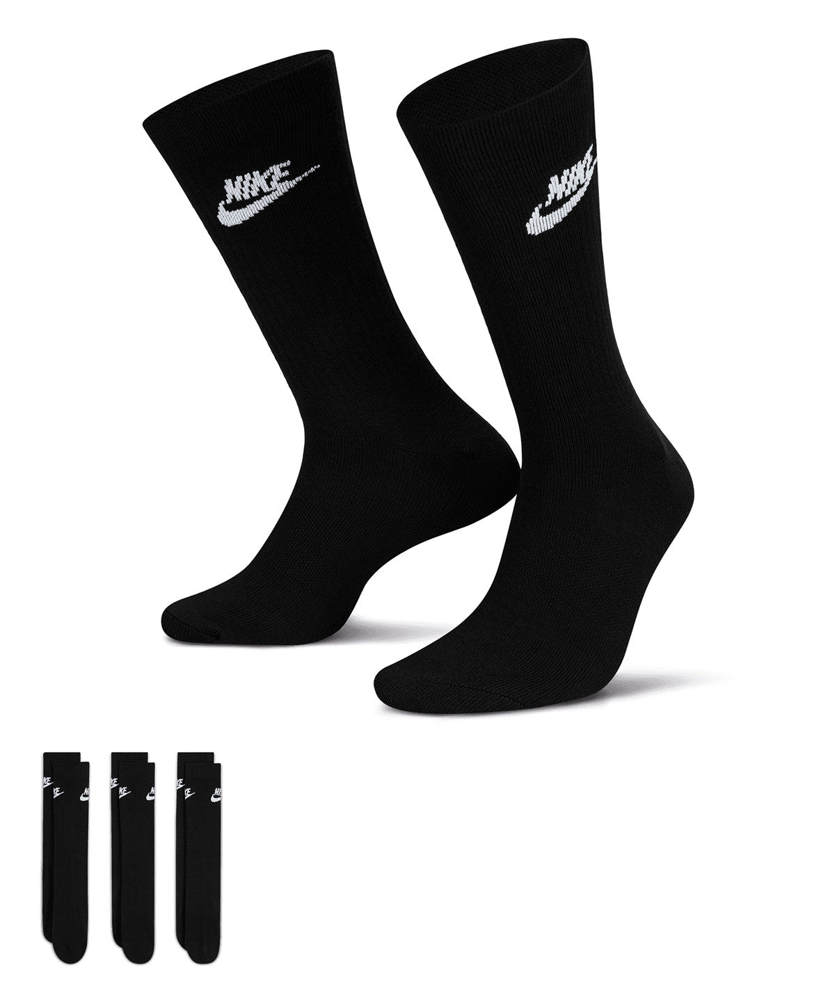 3-pack essential crew Nike sokkar