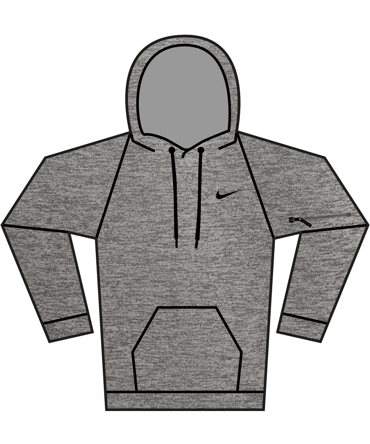 Hettupeysur - Nike Men’s Pullover Fitness Hoodie