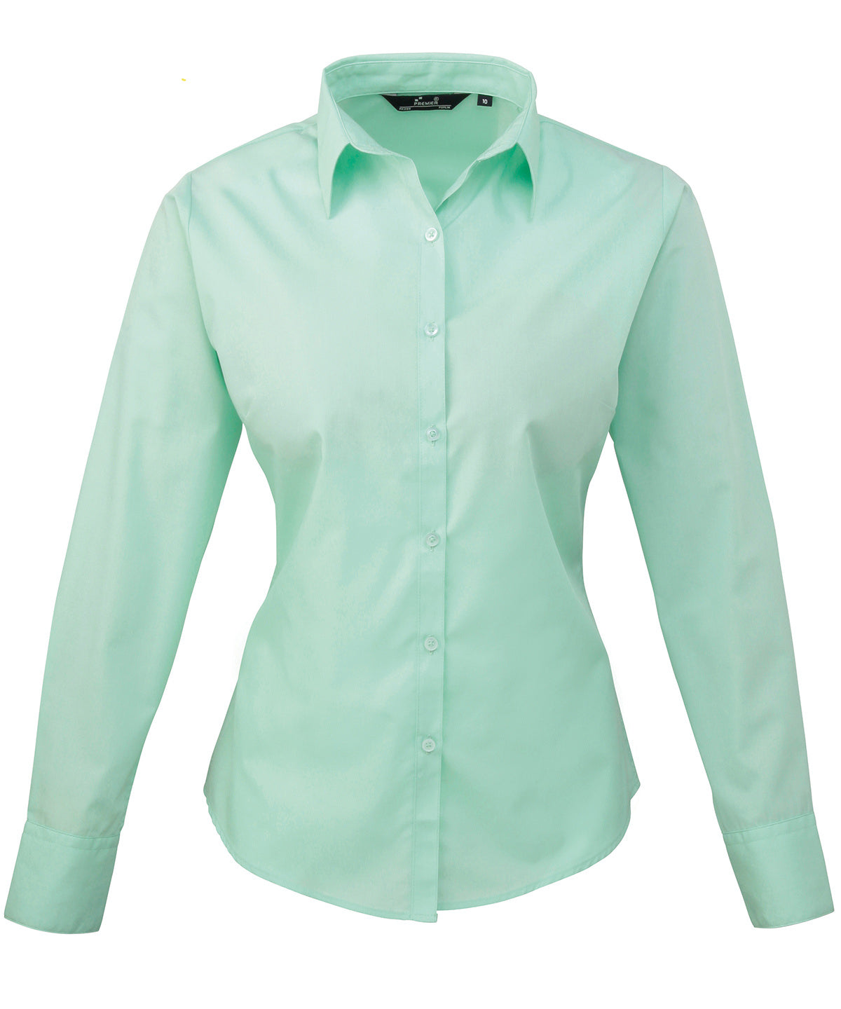 Blússur - Women's Poplin Long Sleeve Blouse