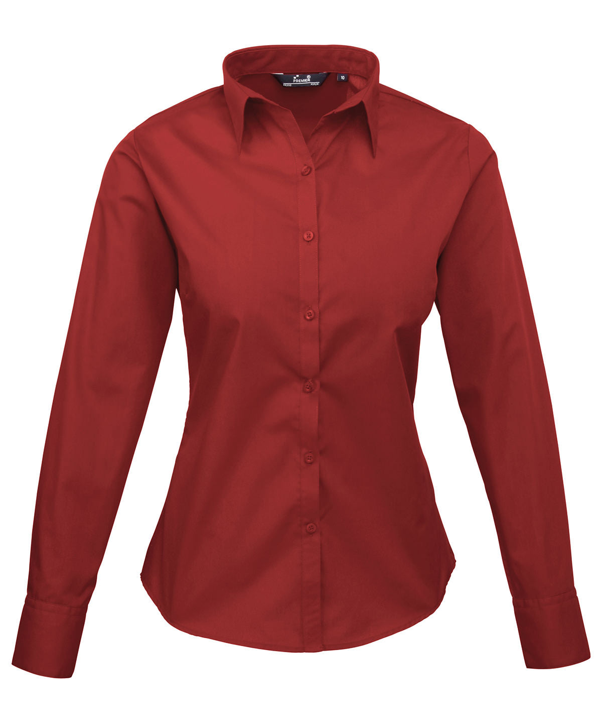 Blússur - Women's Poplin Long Sleeve Blouse