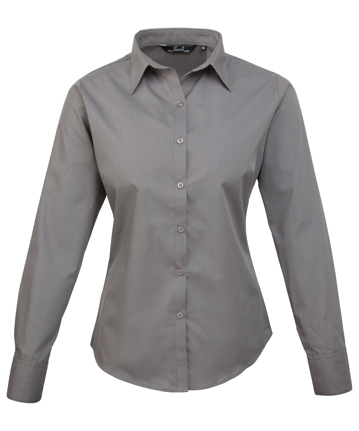 Blússur - Women's Poplin Long Sleeve Blouse