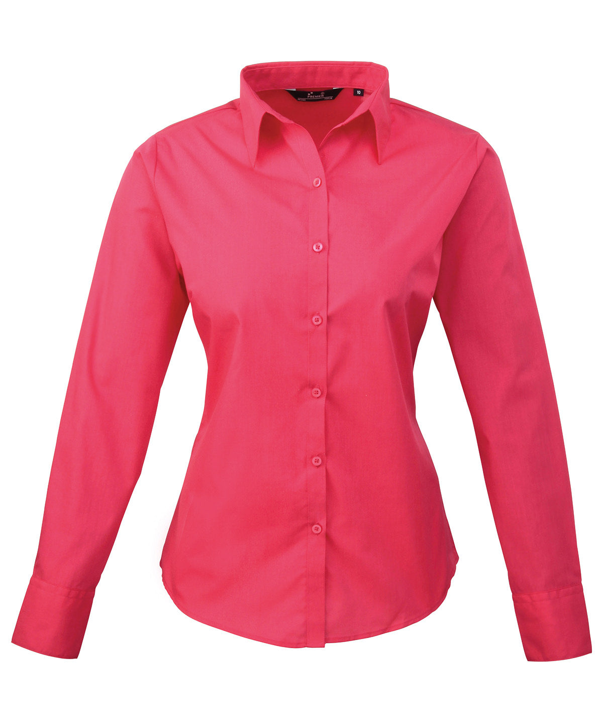 Blússur - Women's Poplin Long Sleeve Blouse