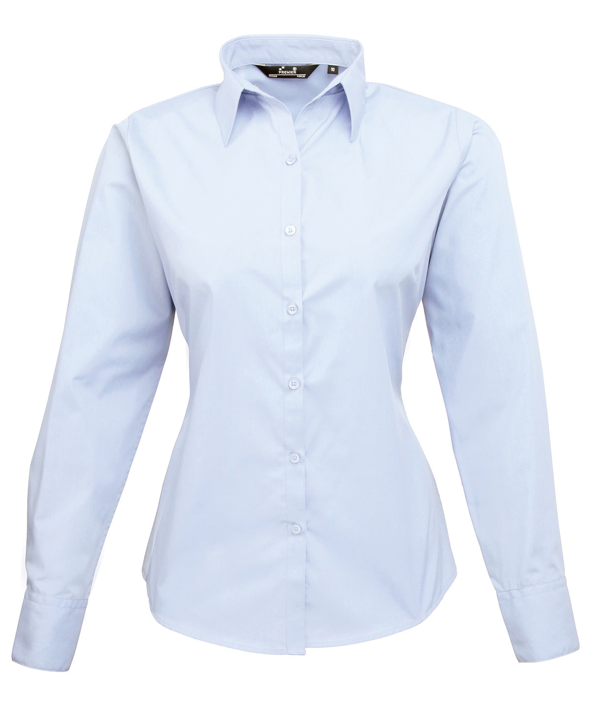 Blússur - Women's Poplin Long Sleeve Blouse