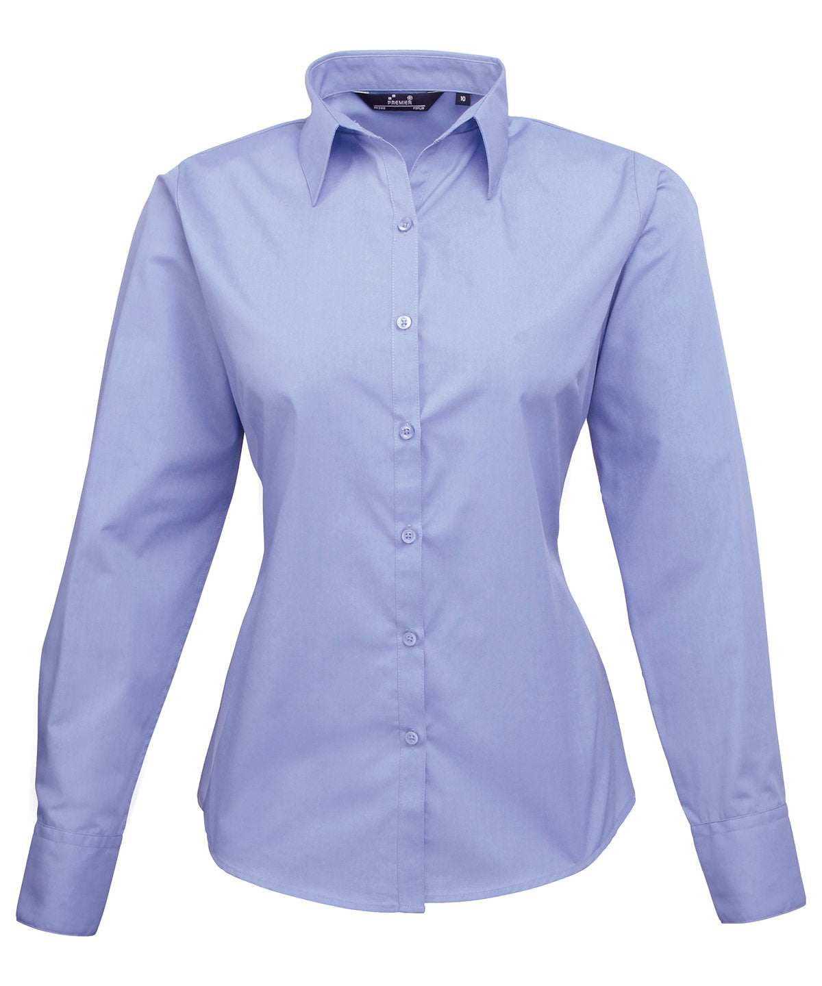 Blússur - Women's Poplin Long Sleeve Blouse