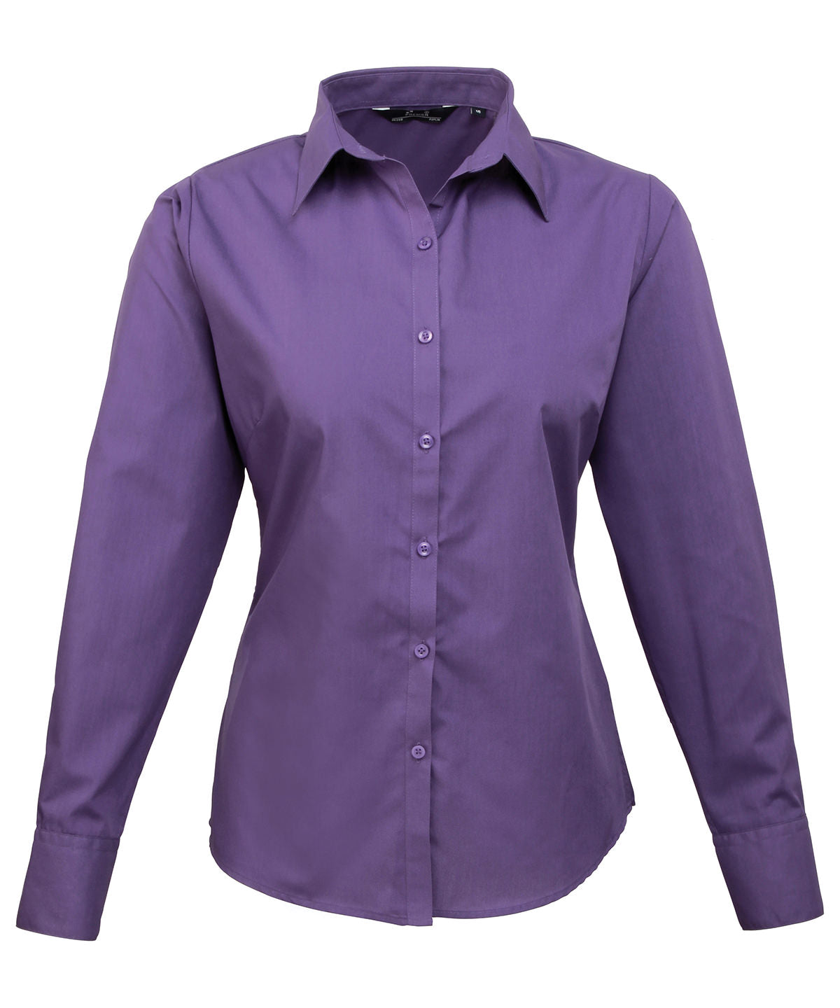 Blússur - Women's Poplin Long Sleeve Blouse