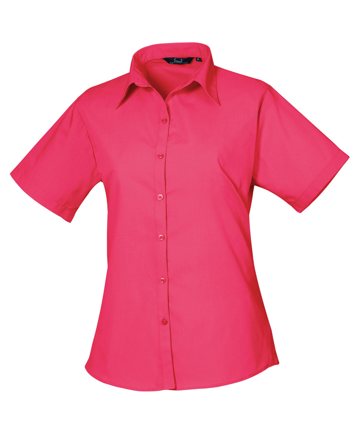 Blússur - Women's Short Sleeve Poplin Blouse