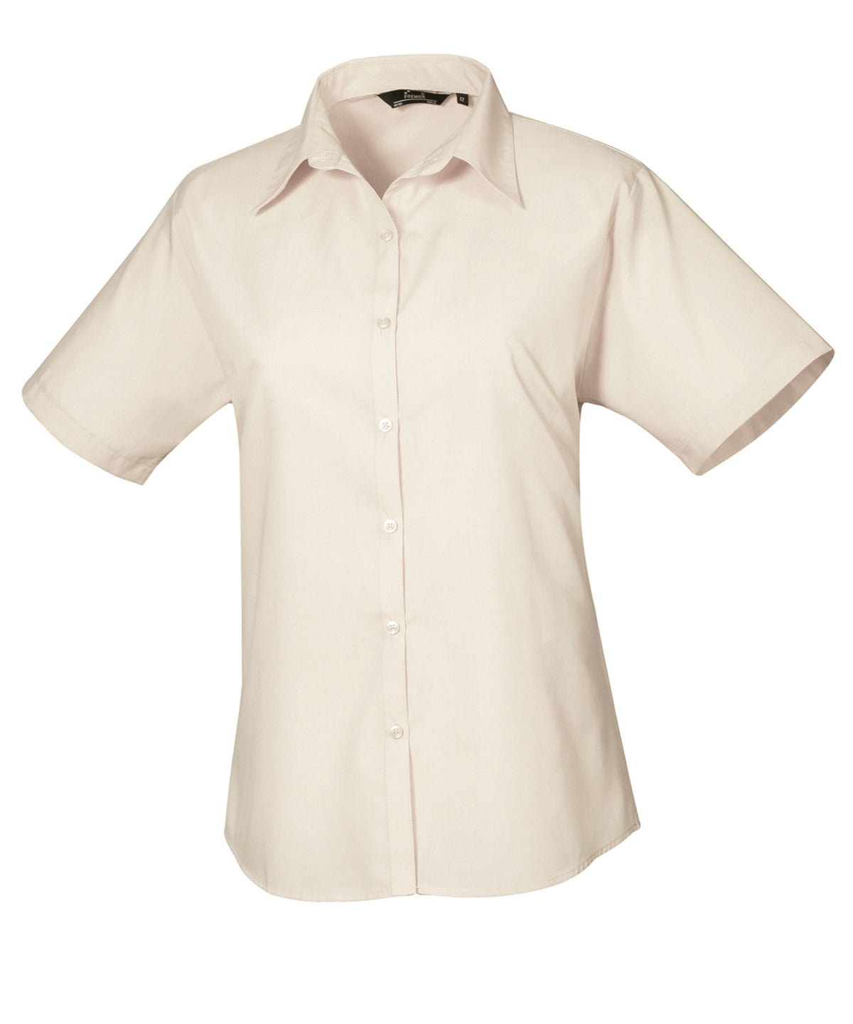 Blússur - Women's Short Sleeve Poplin Blouse