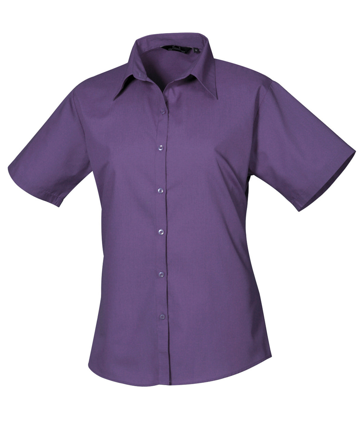 Blússur - Women's Short Sleeve Poplin Blouse