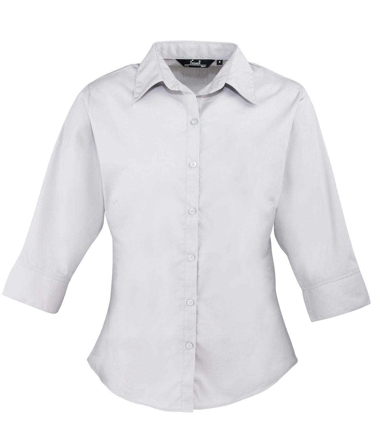 Blússur - Women's ¾ Sleeve Poplin Blouse