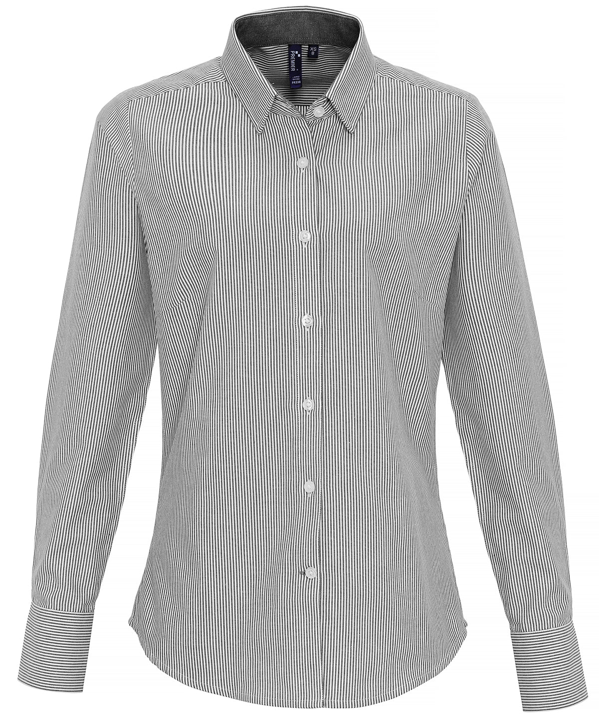Blússur - Women's Cotton-rich Oxford Stripes Blouse