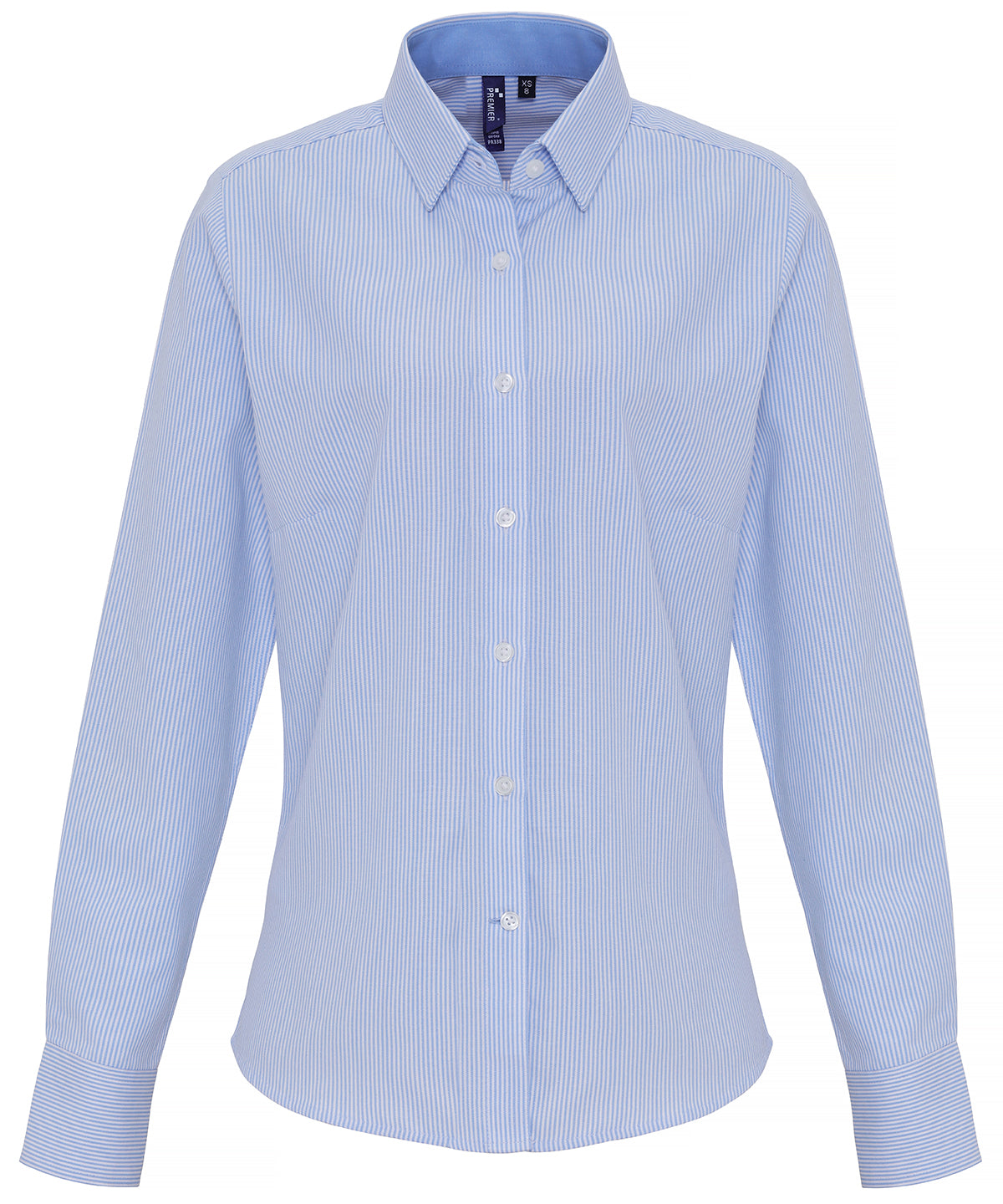 Blússur - Women's Cotton-rich Oxford Stripes Blouse