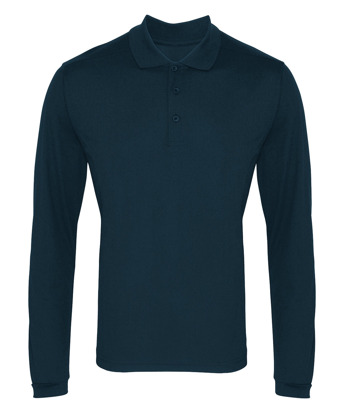 Pólóbolir - Long Sleeve Coolchecker® Piqué Polo