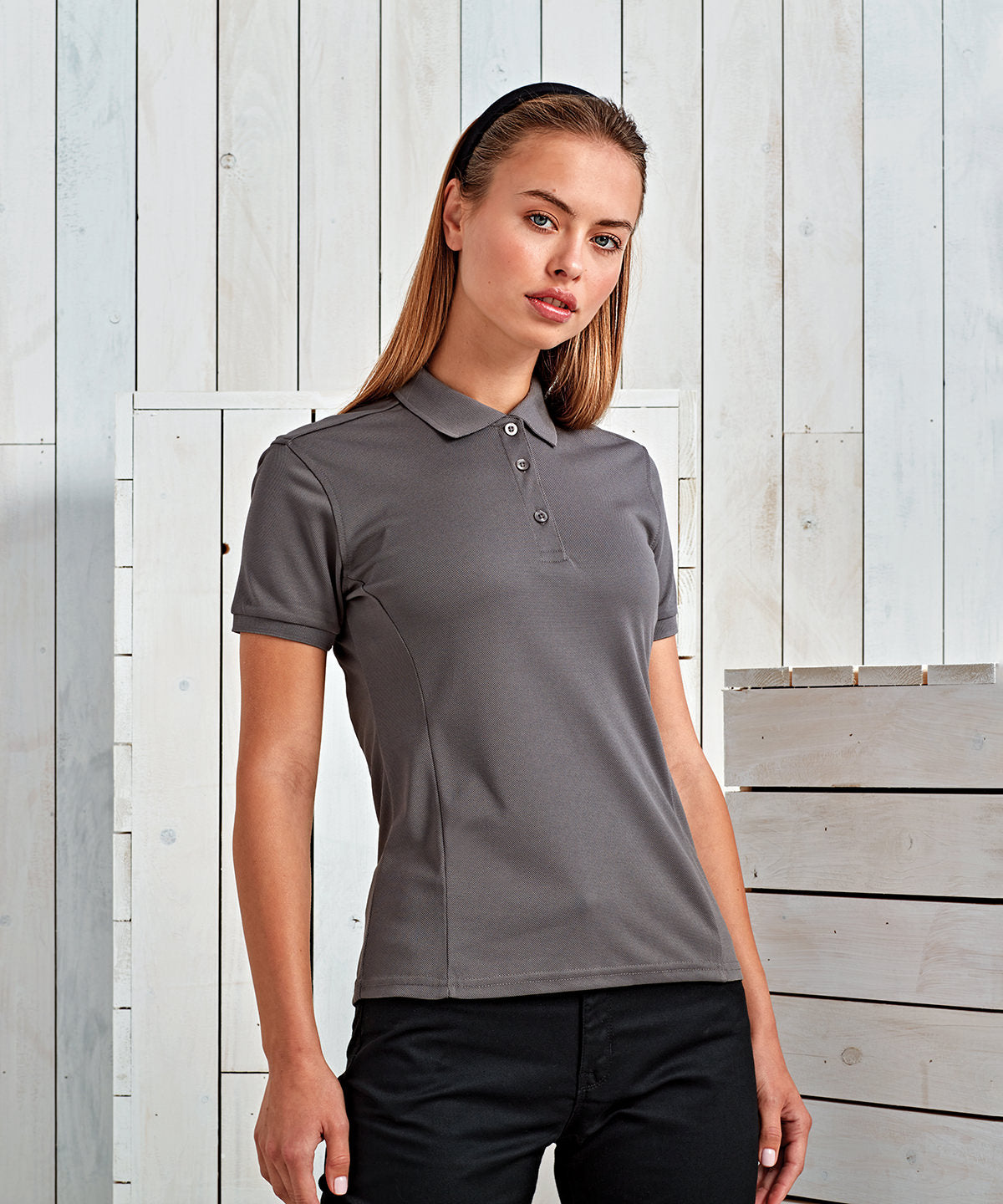 Pólóbolir - Women's Coolchecker® Plus Piqué Polo With CoolPlus®