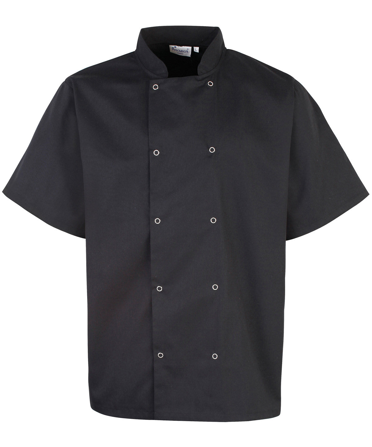 Kokkajakkar - Studded Front Short Sleeve Chef's Jacket