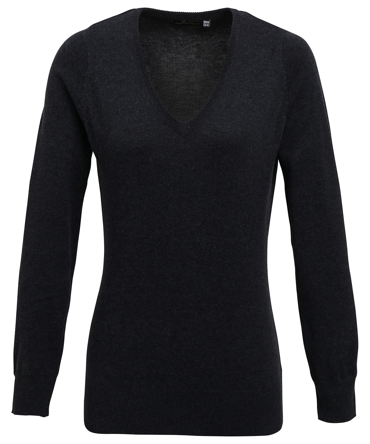 Prjónaðar peysur - Women's V-neck Knitted Sweater