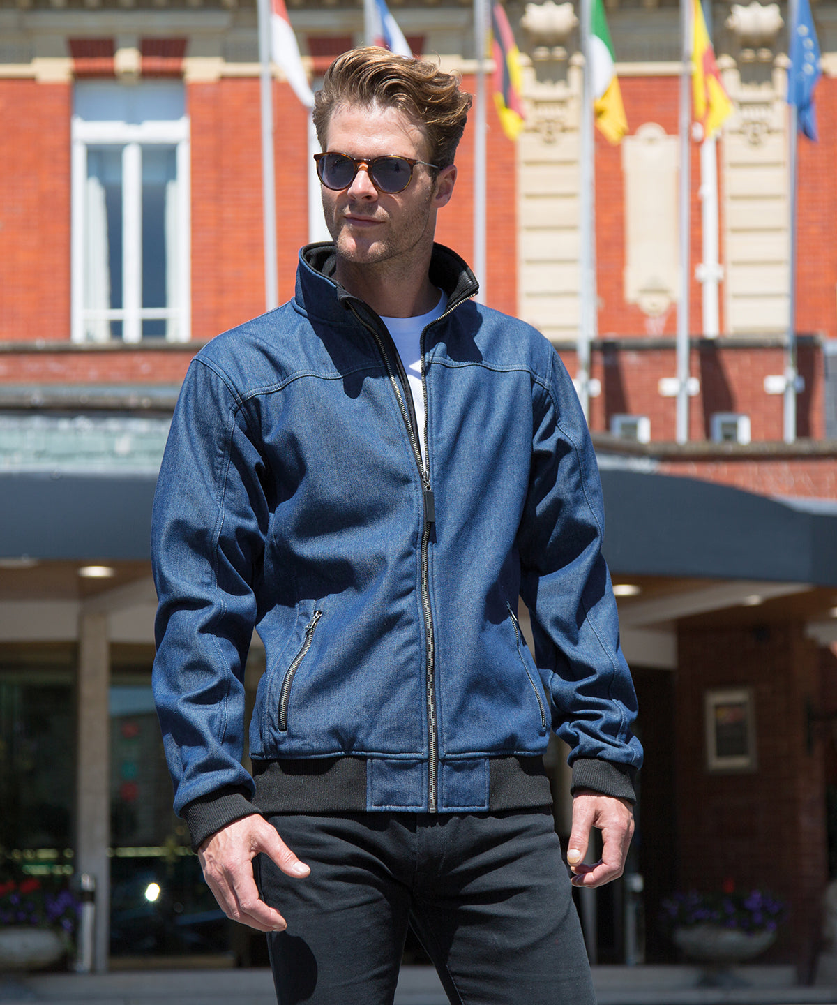 Jakkar - Stonewash Denim Softshell