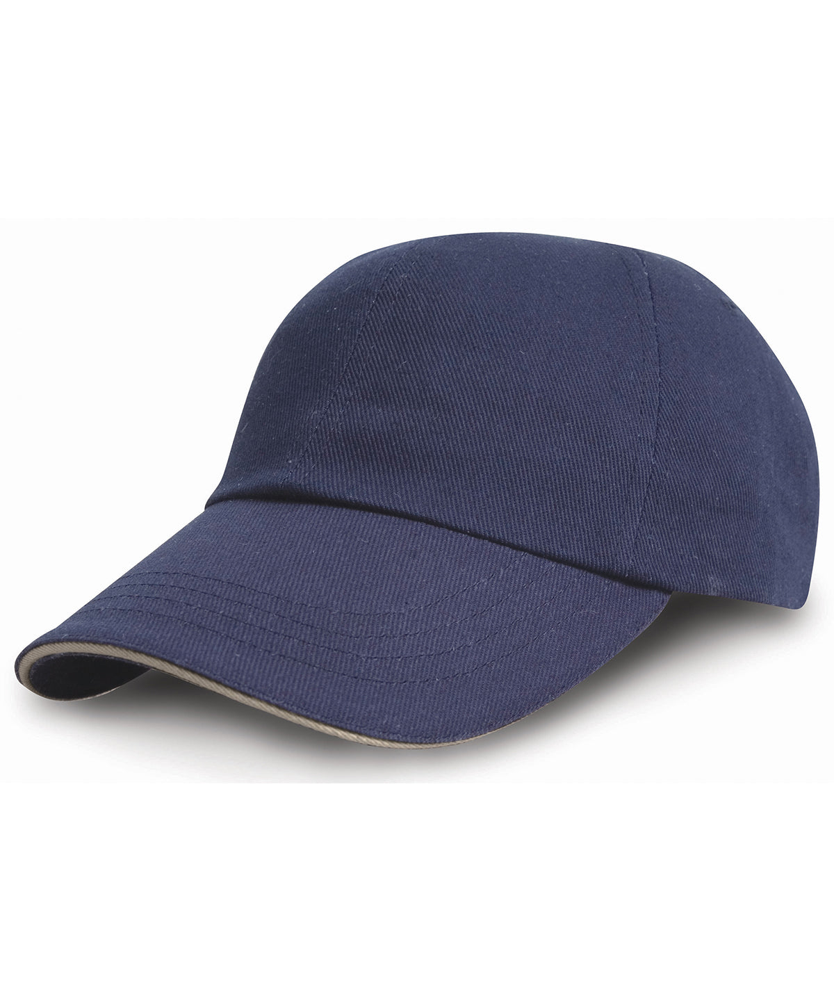 Húfur - Heavy Cotton Drill Pro-style With Sandwich Peak