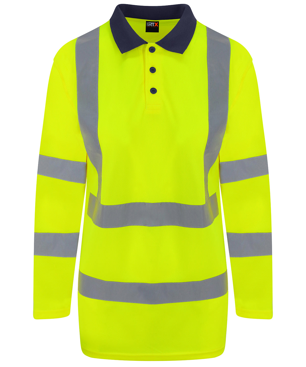 Pólóbolir - High Visibility Long Sleeve Polo