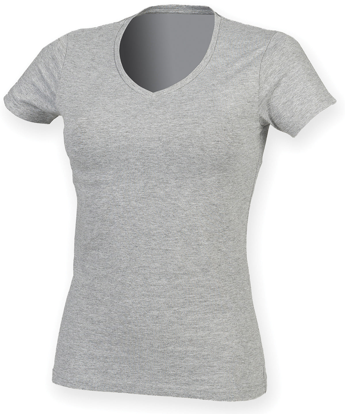 Stuttermabolir - Feel Good Women's Stretch V-neck T-shirt