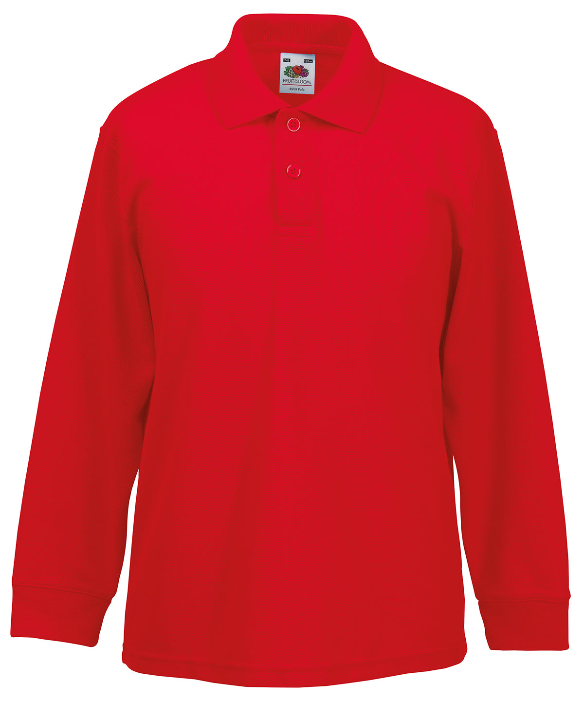 Pólóbolir - Kids Long Sleeve 65/35 Polo