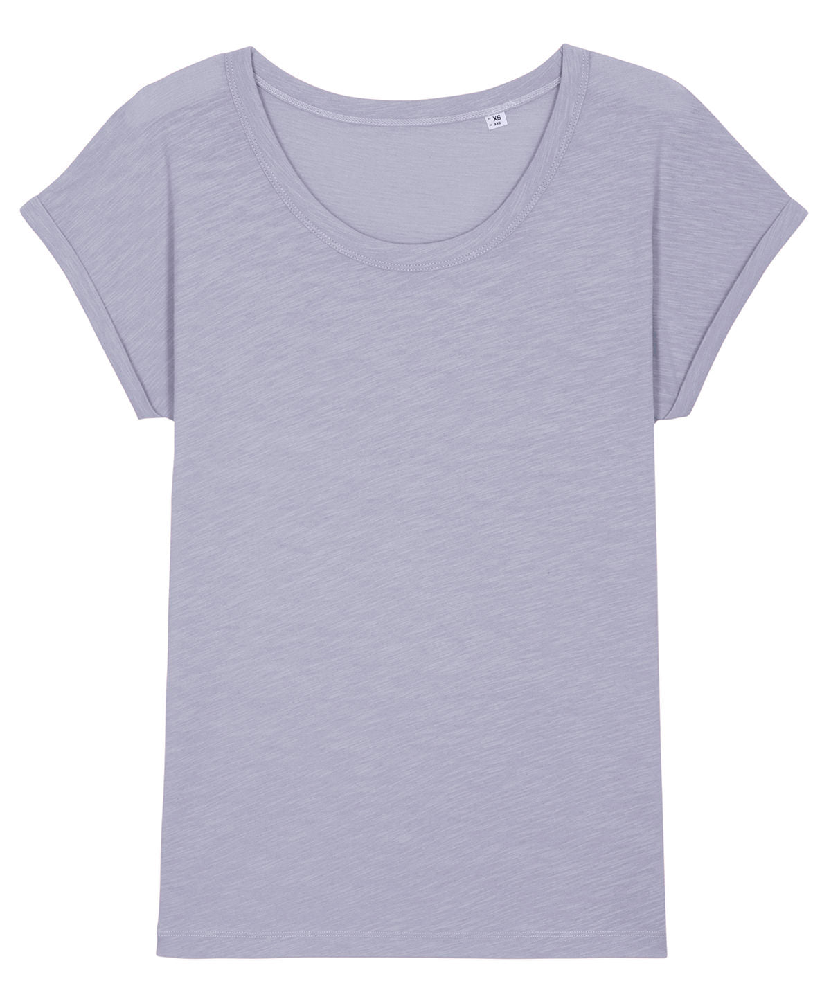 Stuttermabolir - Women's Stella Rounders Slub Rolled Sleeve Slub T-shirt (STTW112)