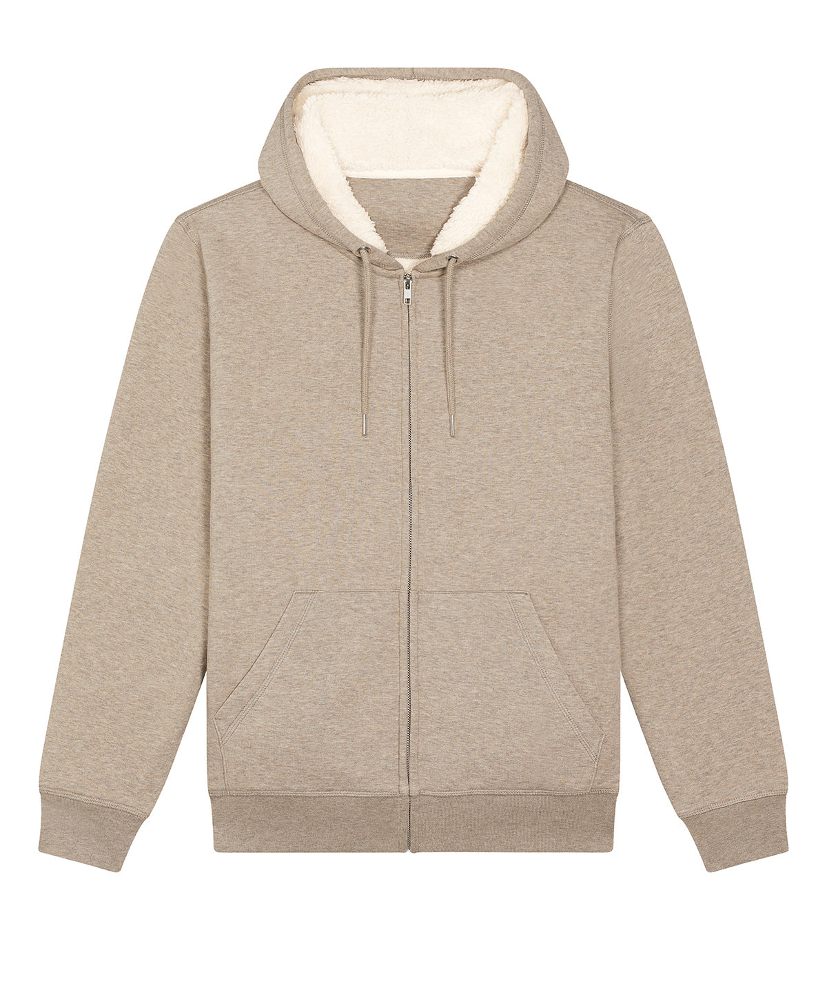 Hettupeysur - Unisex Hygger Sherpa Zip-through Sweatshirt (STSU956)