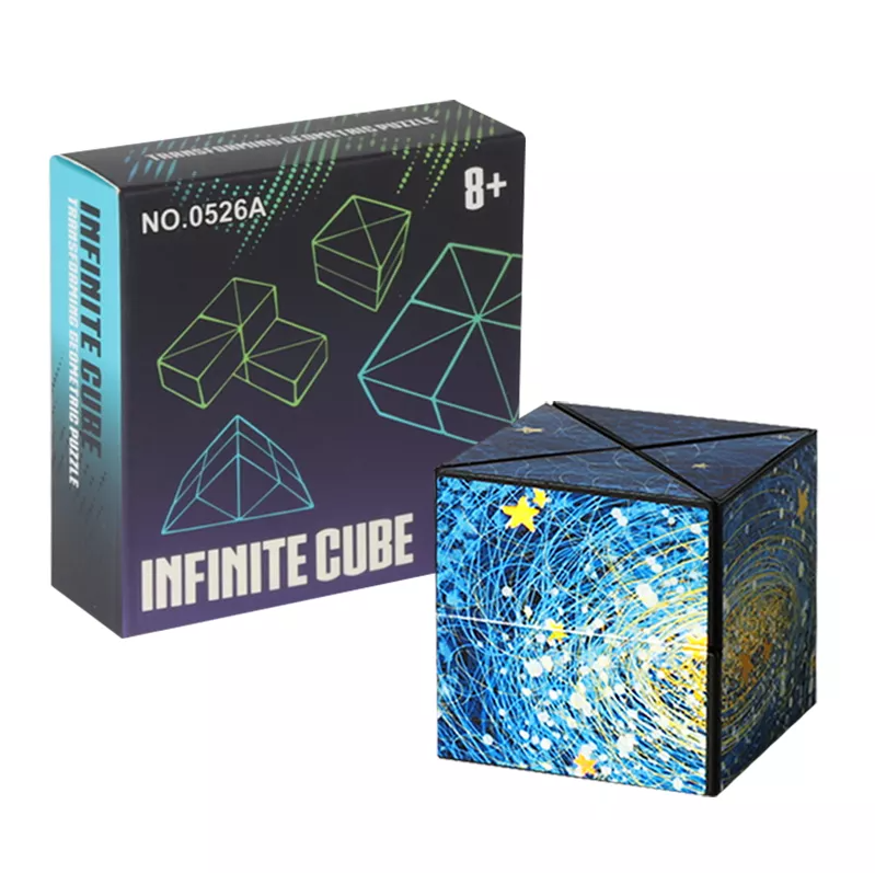 Infinity Silver Cube Infinity Cube