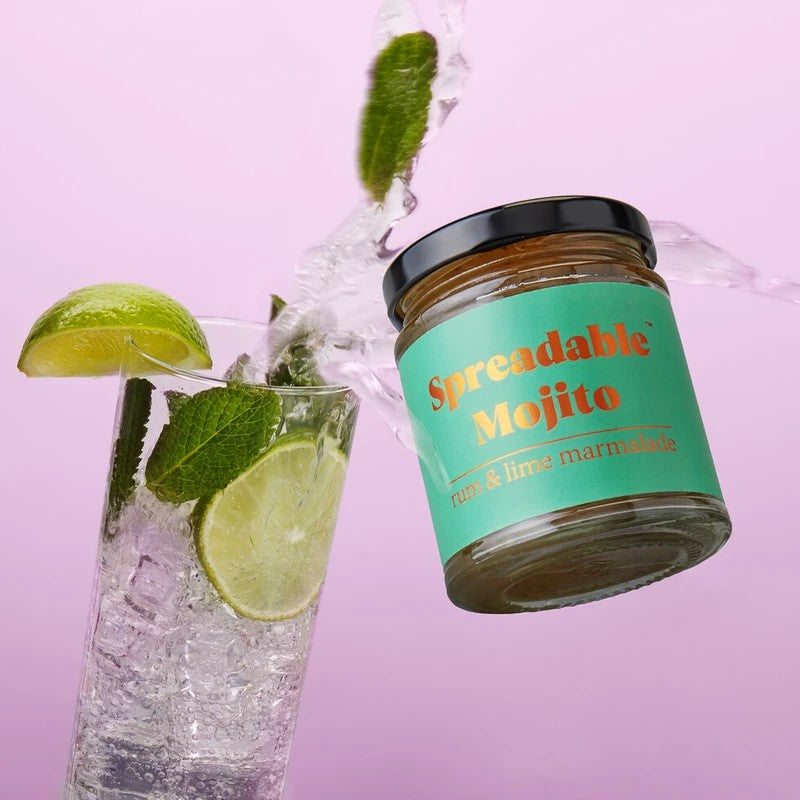 Mojito sulta -  þessi vinsæli koktaill á brauð eða kex, já og kannski góður ostur með!