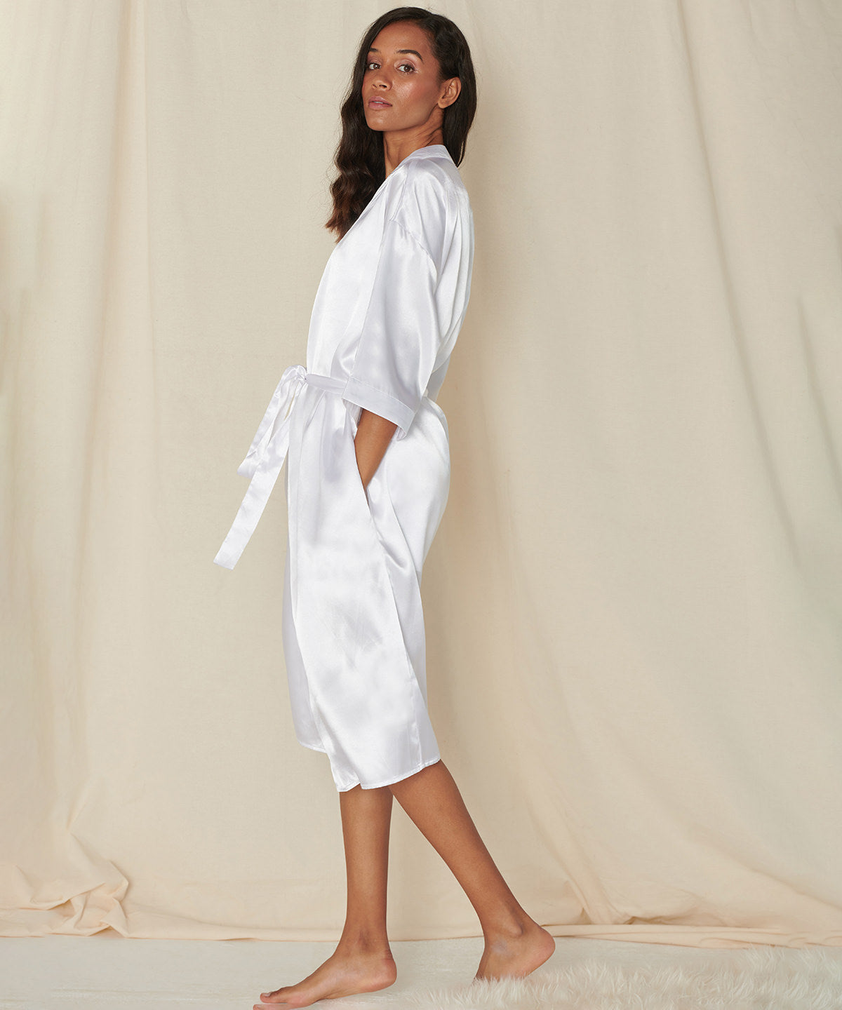 Sloppar - Women's Satin Robe