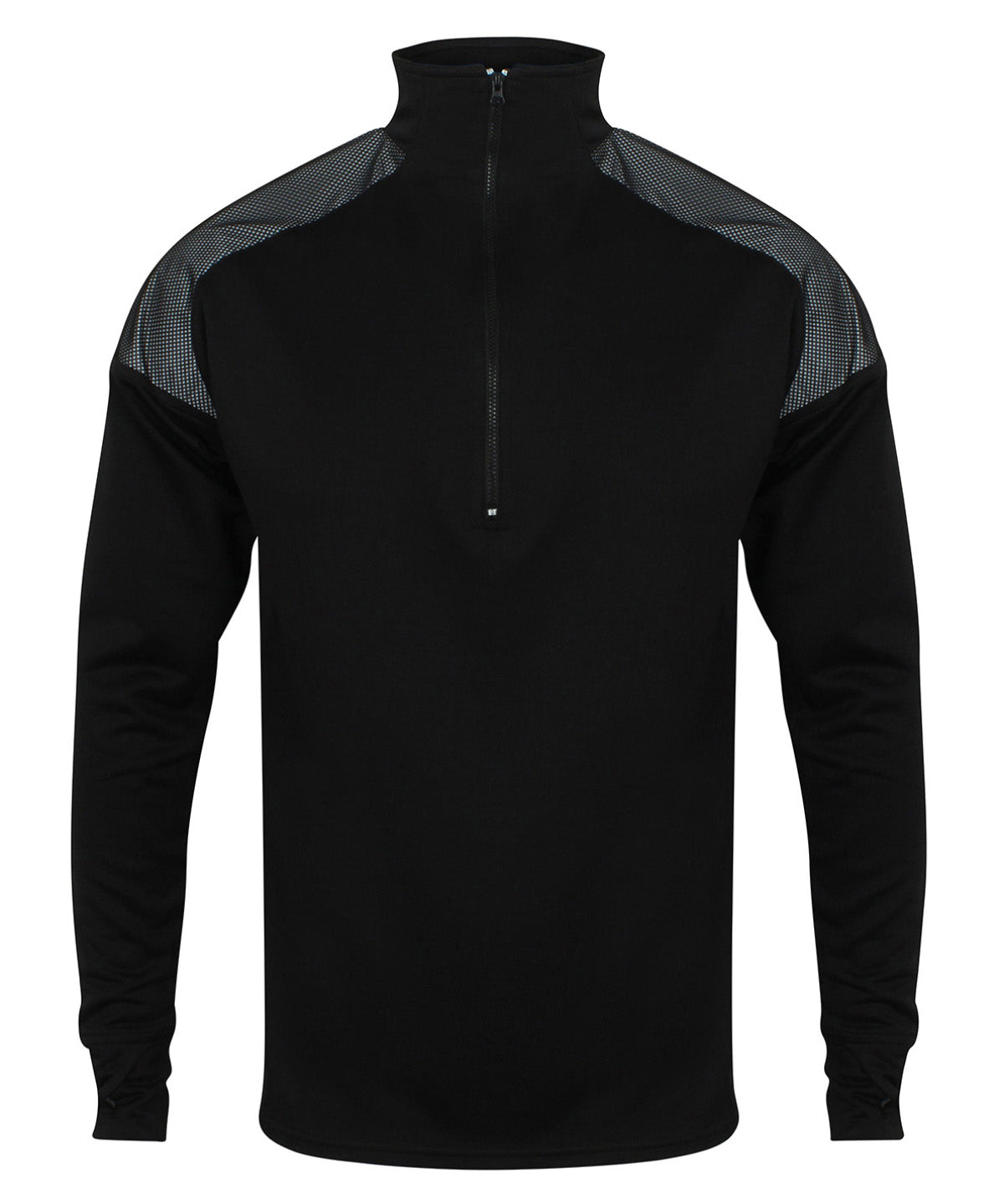 Íþróttatoppar - ¼ Zip Top With Reflective Panels