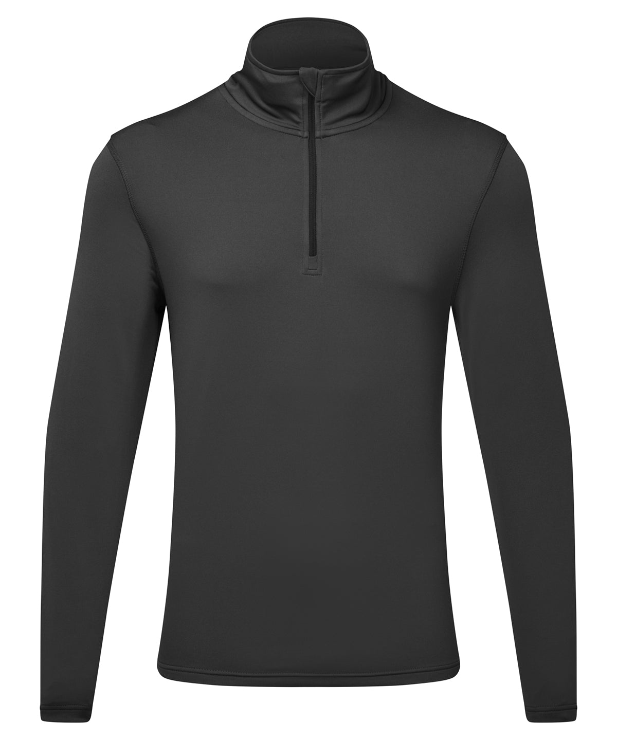 Íþróttatoppar - TriDri® Recycled Long Sleeve Brushed Back ¼ Zip Top