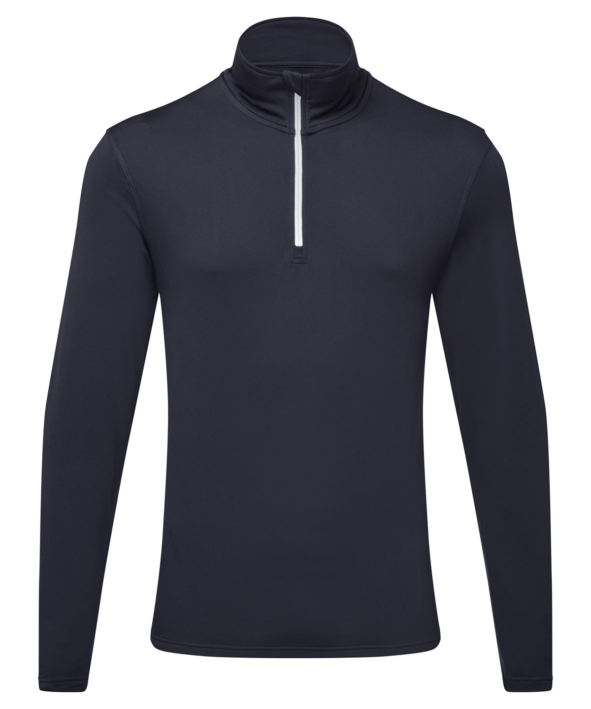 Íþróttatoppar - TriDri® Recycled Long Sleeve Brushed Back ¼ Zip Top