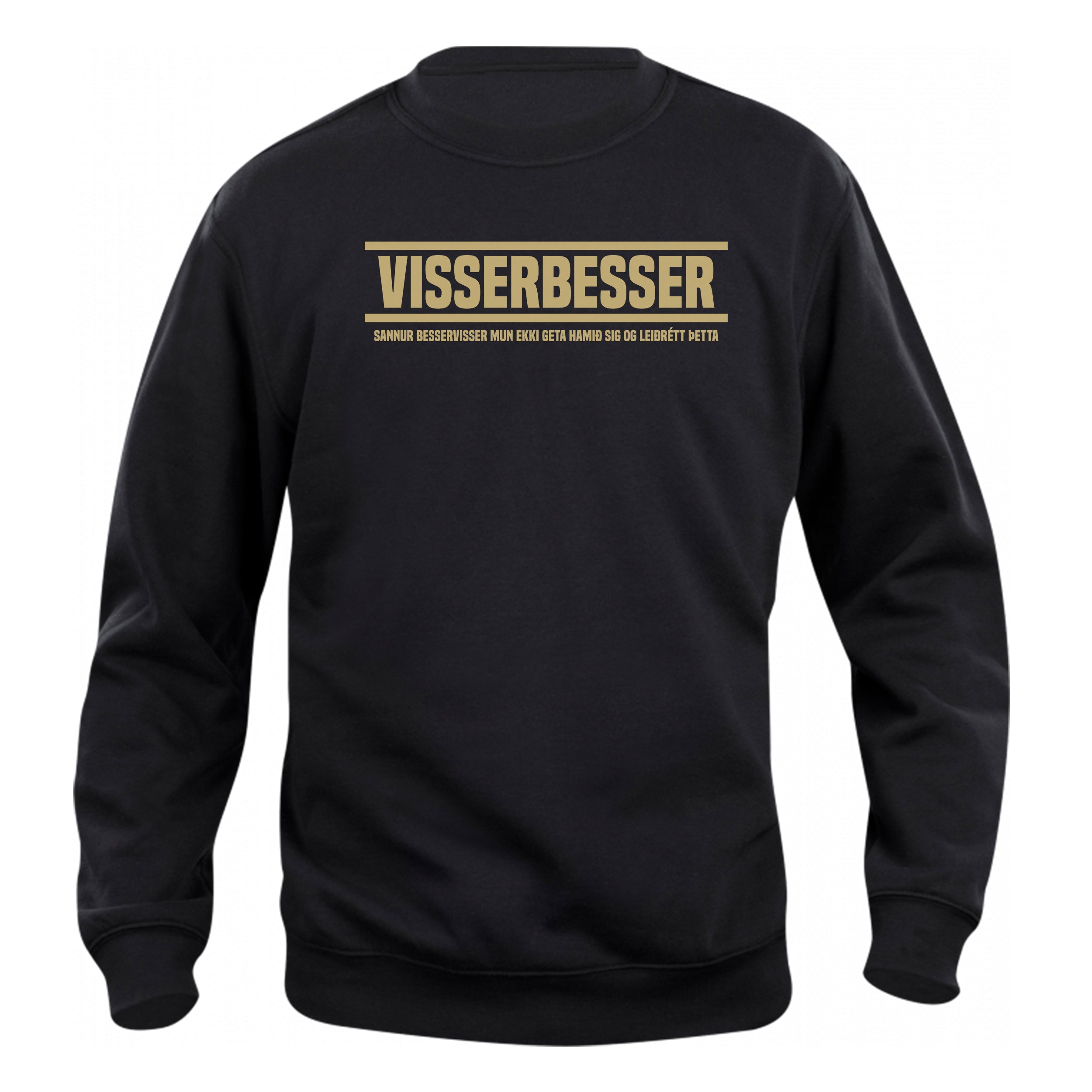 VISSERBESSER - Peysa - Svört